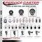 Service Caster 5'' Semi Steel Wheel Swivel 1-3/8'' Expanding Stem Caster SCC-EX20S515-SSR-138 - alternate 4